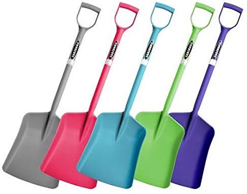 Pala Plastico Ecologica Roja